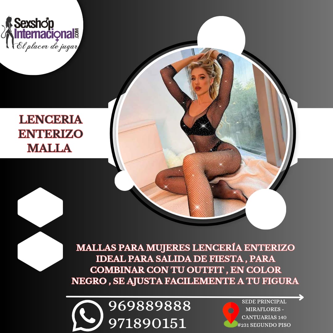 MALLA ENTERIZO LENCERIA-SEXY-TRANSPARENTE-SEXSHOP LIMA 971890151 